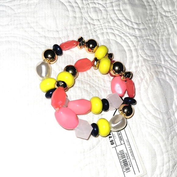 🌟HP🌟NWT Sugarfix Baublebar Stretch Bracelets - Picture 1 of 2